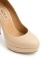 Classic Beige Platform Stiletto - 4