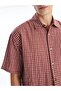 Xside Comfortable Fit Short Sleeve Plaid Men's Shirt - 3