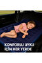 Portable Double Inflatable Mattress + Pump – 203X152X22 cm Camping & Guest Use - 6