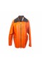 Women's Genuine Leather Orange Leather Coat