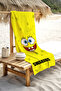 Adult Unisex 75X155Cm Summer Spongebob Pattern Beach Towel - Bath Towel - Sea Towel