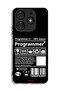 Tecno Spark 10 Pro Protective Case Cover Programmer Sticker