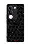 vivo S17 Protective Case Cover Random Keyboard Keys Pattern