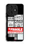 Tecno Spark 10 Pro Protective Case Cover Private Activist Fragile Sticker