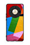 Honor X9b Protective Case Cover Colorful Wall Painting