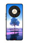 Honor X9b Protective Case Cover Tree Neon Body Of Water Reflection Digital Art