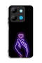 Infinix Smart 7 Protective Case Cover Snap Small Heart
