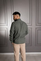 Interview Carina Button Collar Dark Green Linen Shirt - 8