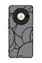 Honor X9b Protective Case Cover Circles Illusion Pattern