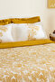 Orla 100% Cotton Double Duvet Cover Set Yellow - 6