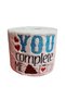 Hartie Igienica Brodata 'You complete me', multicolor, celuloza