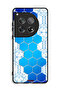 OnePlus 12 Protective Case Cover Honeycomb Hexagon Icon Networks
