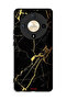Honor X9b Protective Case Cover Crack Marble
