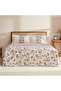 Inara 100% Cotton Single Duvet Cover Set Red