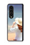 Samsung Galaxy Z Fold 4 Protective Case Cover Hat Girl Standing