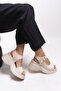 Quelaela Women's Sandals 0012906 Beige - 2