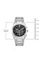 Aurora Nova Men's Multi Function Black Dial Watch - T24105-SBSB - 6