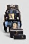 1395 Korean Style Unisex Children's Triple Set Primary School Backpack - 5