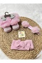 Kokoş Socks Ribbed Bandana and Pom-Pom Bandana Set