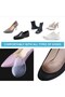 1Pair Anti-Slip Transparent Gel Silicone Sole Self-Adhesive Insoles for Women's Shoes with Heels - 5