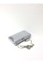 Silver Color Double Side Stone Material Evening Dress Portfolio Clutch Wedding Engagement Henna Evening Bag - 3