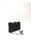 Black Color Double Side Stone Material Evening Dress Portfolio Clutch Wedding Engagement Henna Evening Bag