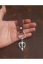 Trident 3-Piece Spear Premium Keychain Design Real Leather Keychain - 2