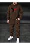 Men's Printed Hooded Tracksuit Set Eyaxx Sportwear Company