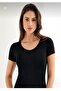 Hawks, 6 Pack Women's Lycra Short Sleeve V Neck Body Undershirt ******