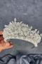 Cream livan beaded bridal henna crown hair accessory - 4