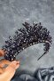 Purple livan beaded bridal henna crown hair accessory - 6
