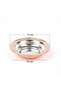 Copper Ice Cream Breakfast Cookie Plate, 13 cm with Red Cord, Inside Tin (Piece of 2) - 3