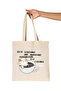 We Are Sad, We Don'T Know When - Cat Funny Printed Gift Organic Raw Cloth Bag