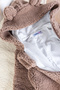 Welsoft Winter Baby Girl/Boy Romper with Hood and Gloves - 3