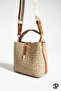 Original Women's Medium Size Waterproof Faux Leather Printed Hand and Shoulder Bag Shopper 342055Pc - 2