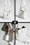 Women's Medium Size Waterproof Faux Leather Printed Hand and Shoulder Bag Shopper 342055Pc - 7