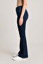 Adriana Dark Blue High Waist Lycra Comfortable Spanish Leg Jeans Flare - - 2