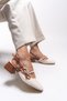 Elyelyrra Women's Heeled Shoes 0012127 Beige Tan - 4
