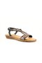 25Y187-3 Orthopedic Black Women's Sandals - 2