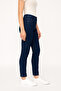 Esra Dark Blue High Waist Lycra Comfortable Skinny Jeans - - 2