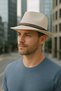 Men's Classic Panama Cowboy Hat - 2