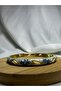 Enameled Handcuff Bracelet