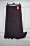 Plus Size Pigment Combed Cotton Elastic Mother's Skirt - 2