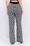 Women Checkered Wide Leg Pants, Multicolor - 4