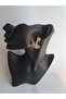 Gold Color Dangle Flower Earrings - 2