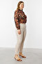 Skinny Trousers with Elastic Waist - 3
