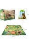 Dinosaur World Scene Game with Dinosaur and Soldier Model Carpet Toy Set - 3