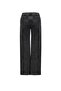 Stone Embroidered Wide Leg Denim Trousers 25Yd9132 Anthracite - 6