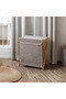 97L Bamboo Laundry Basket with Cover Foldable X Frame Freestanding Hamper for Dirty Clothes Towels - 3
