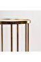 2 Pcs Nested Table - Gold - 6